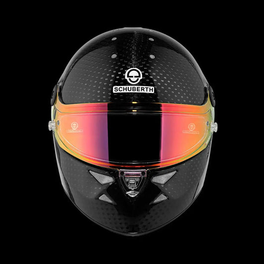 Carbon fibre race helmet